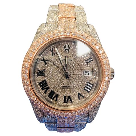 rolex iced out fake|rolex datejust 41 iced out.